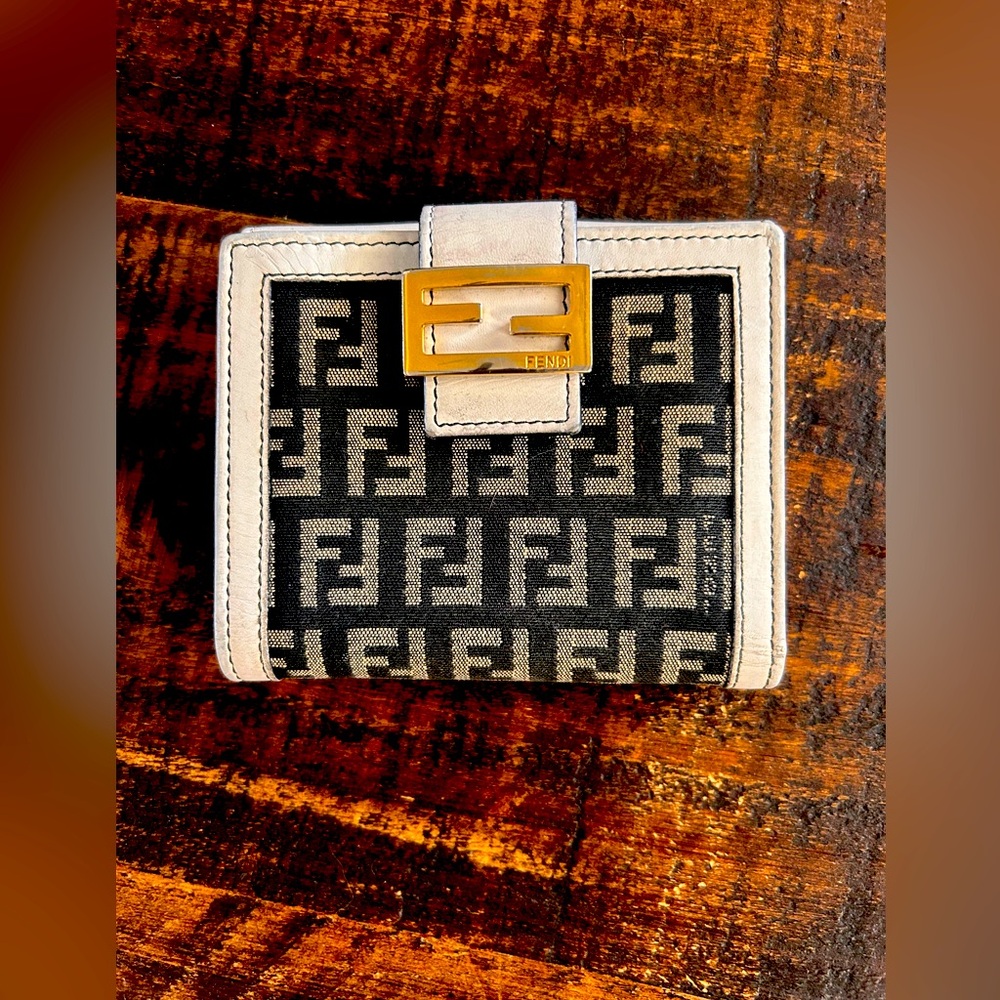 Fendi trifold wallet.